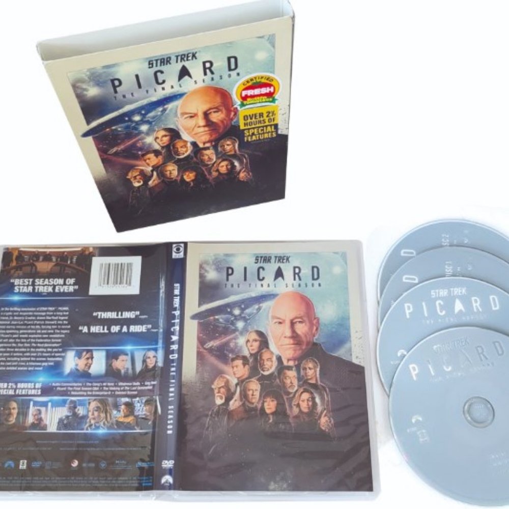 Star Trek: Picard Season 3 Complete Series 3-Disc Fast Shipping